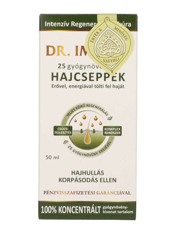 Dr. Immun hajcseppek 25 féle gyógynövénnyel - 50 ml