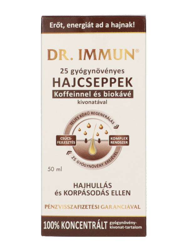 Dr. Immun hajcseppek koffeinnel - 50 ml