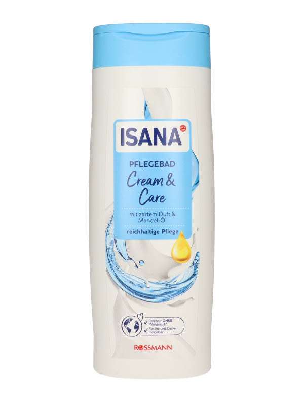 Isana Cream&Care habfürdő - 750 ml