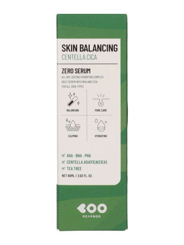 Dearboo Centella Cica Zero bőrkiegyensúlyozó szérum - 60 ml