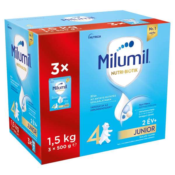 Milumil 4 Junios ital 2 éves kortól - 1500 g