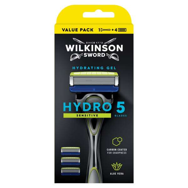 Wilkinson Hydro 5 borotva + 4 borotvabetét 5 pengés - 1 db