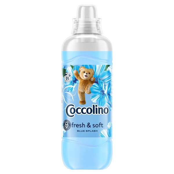Coccolino Fresh & Soft Blue Splash öblítőkoncentrátum 39 mosás - 975 ml