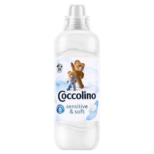 Coccolino Sensitive & Soft öblítőkoncentrátum 39 mosás - 975 ml