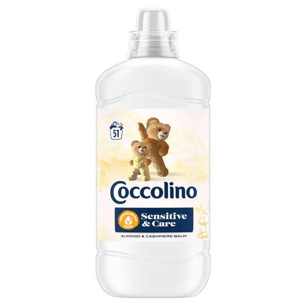 Coccolino Sensitive & Care Almond öblítőkoncentrátum 51 mosás - 1275 ml