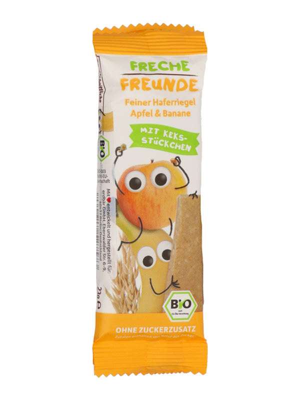 Freche Freunde Bio zabszelet almával és banánnal 3x23 g - 69 g