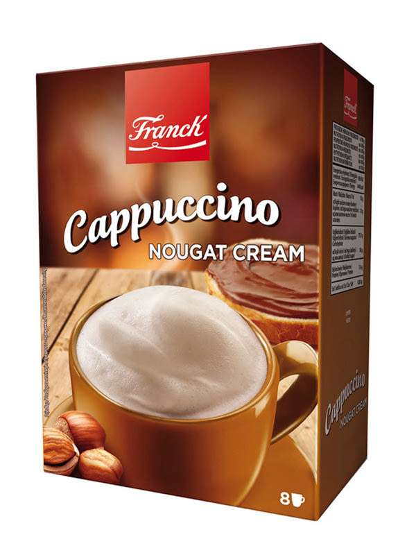 Franck cappuccino por mogyoró és csokoládé ízben - 148 g