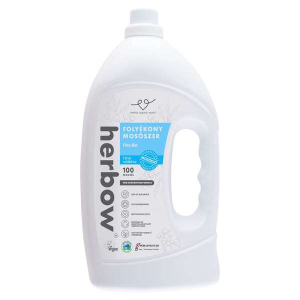 Herbow folyékony mosószer fehér ruhákhoz - 3000 ml