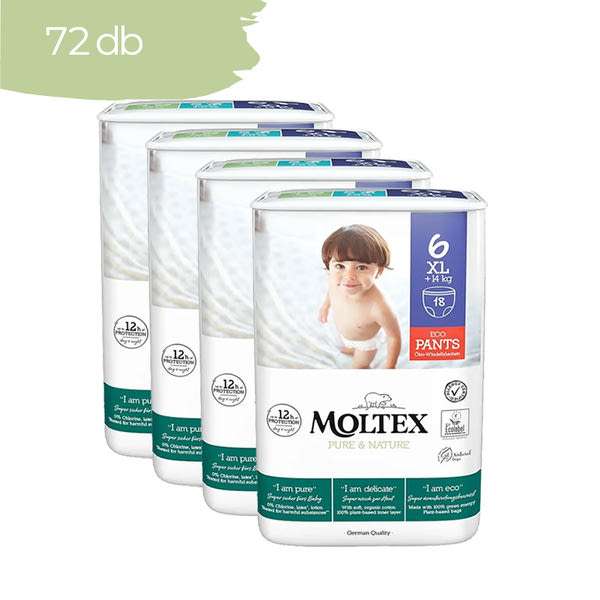 Moltex Pure & Nature XL öko bugyipelenka +14 kg - 72 db