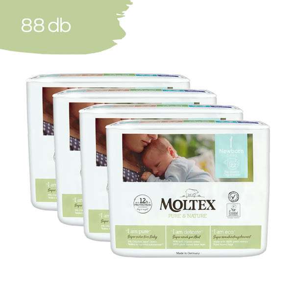 Moltex Pure & Nature Newborn öko pelenka 2-4 kg - 88 db