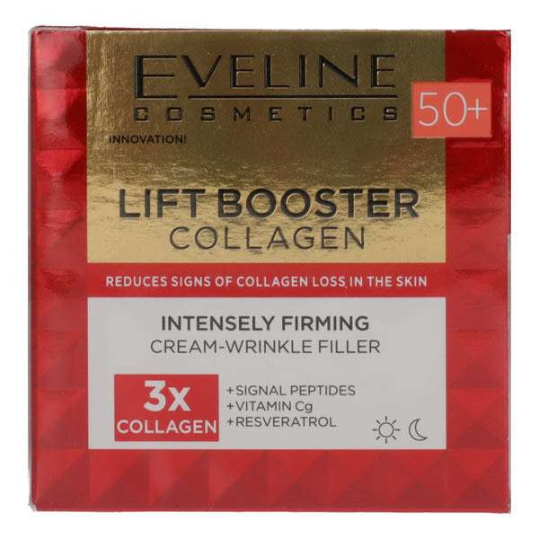 Eveline Lift Booster Collagen feszesítő krém 50+ - 50 ml