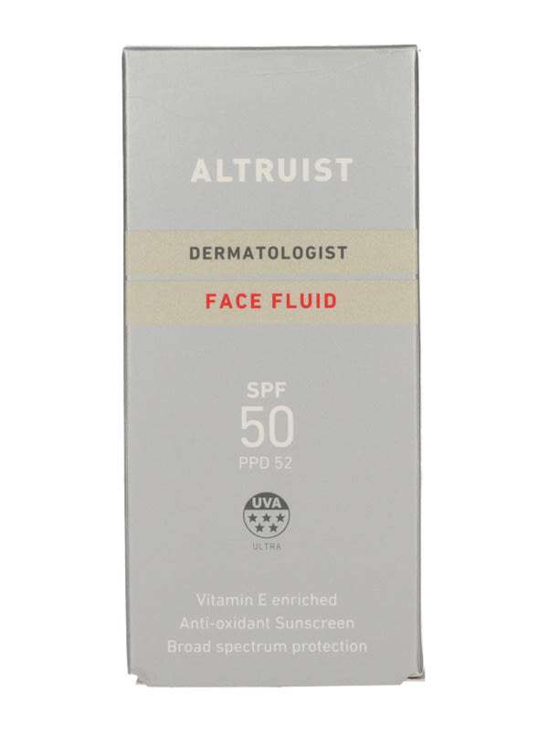 Altruist Dermatologist fényvédő fluid SPF50 - 50 ml