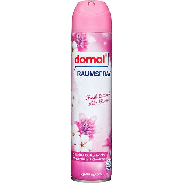 Domol Fresh Cotton & Lily Blossom légfrissítő aeroszol - 300 ml