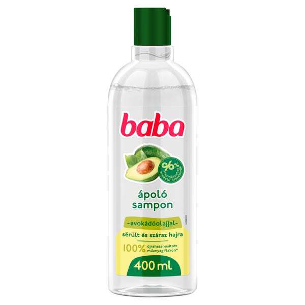 Baba sampon avokádó olajjal sérült és száraz hajra - 400 ml