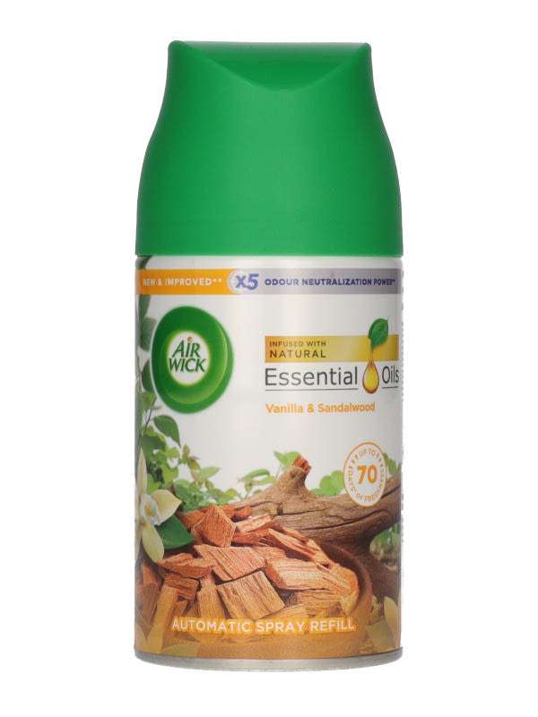 Air Wick Freshmatic automata légfrissítő utántöltő vanília és szantálfa illattal - 250 ml
