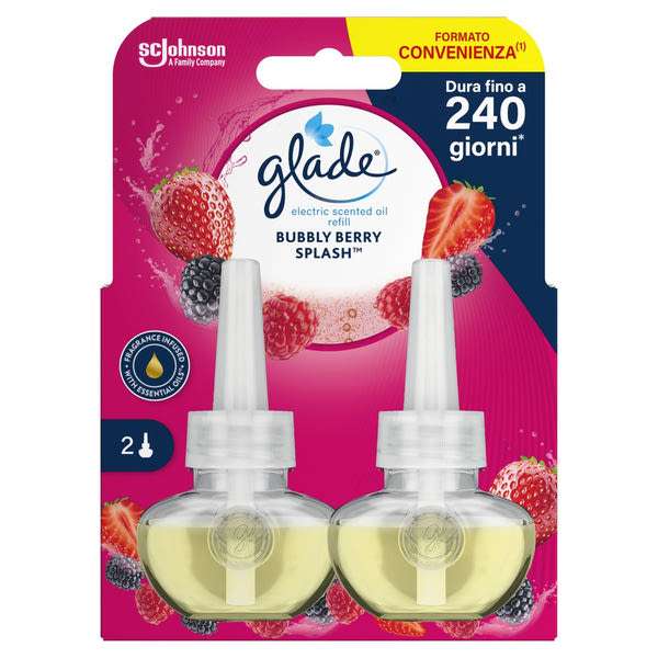 Glade Bubbly Berry Splash elektromos légfrissítő készülék utántöltő 2x20 ml - 40 ml