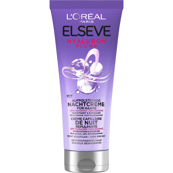 L'Oréal Paris Elseve Hyaluron Plump éjszakai feltöltő krém - 200 ml