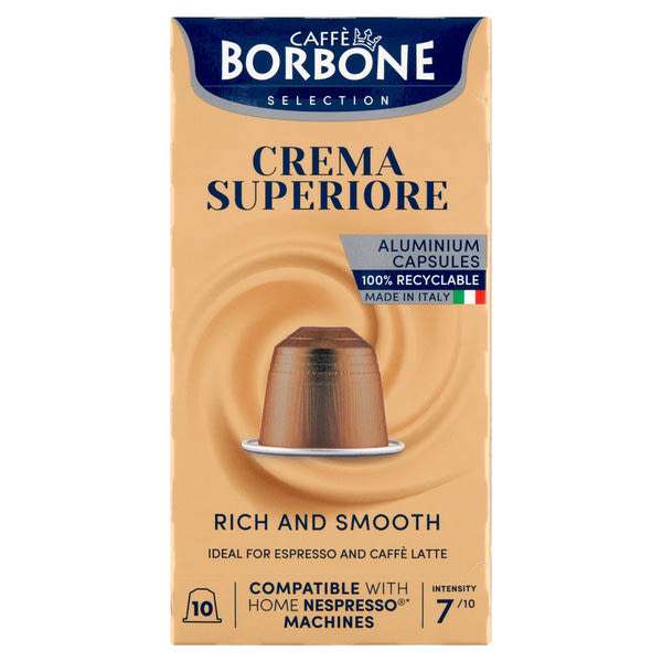 Caffè Borbone Crema Superiore Nespresso kávékapszula - 10 db