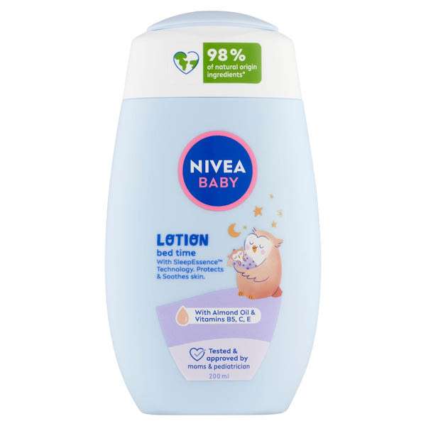 Nivea Baby Bed Time testápoló - 200 ml