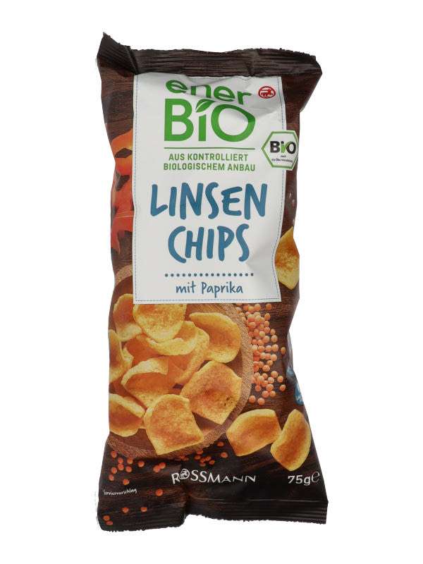 Ener-Bio paprikás lencse chips - 75 g