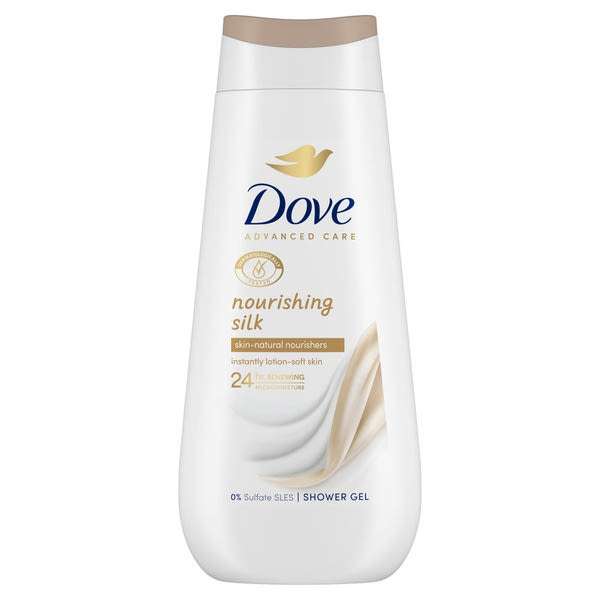 Dove Advanced Care Nourishing Silk tusfürdő - 225 ml