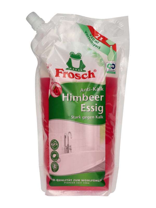 Frosch vízkőoldó utántöltő málnaecetes - 950 ml