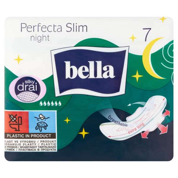 Bella Perfecta Slim Night éjszakai egészségügyi betét - 7 db