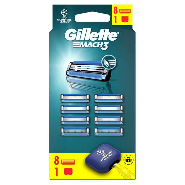 Gillette Mach3 borotvabetétek férfi borotvához - 8 db