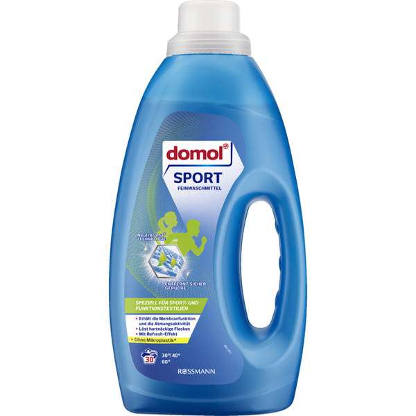 Domol Sport folyékony mosószer 30 mosás - 1500 ml