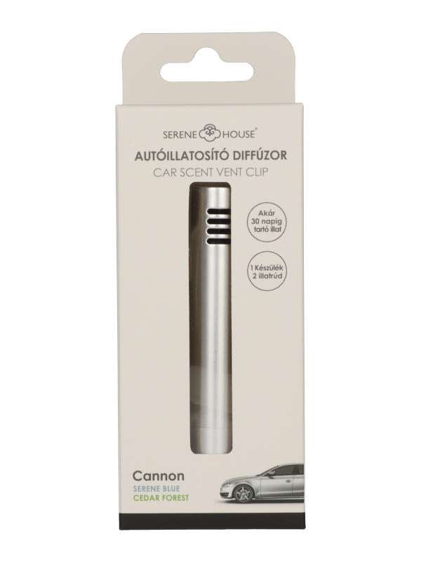 Serene House Canon autós illatosító /ezüst - 1 db
