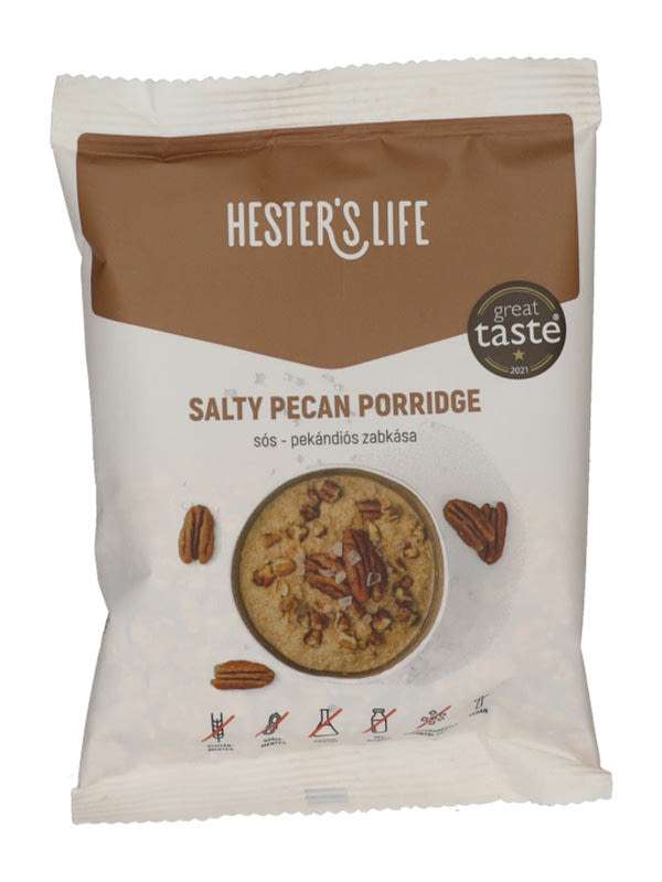 Hesters Life sós-pekándiós zabkása - 50 g