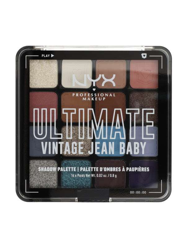 NYX Professional Makeup Ultimate Shadow Palette szemhéjpúder paletta /Vintage Jean Baby - 1 db