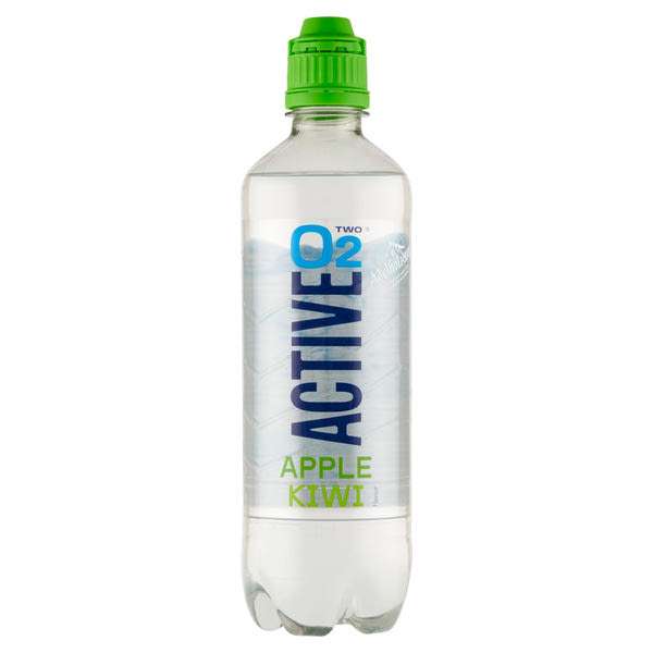 Active O2 oxigénnel dúsított szénsavmentes üdítőital alma-kiwi ízű - 500 ml