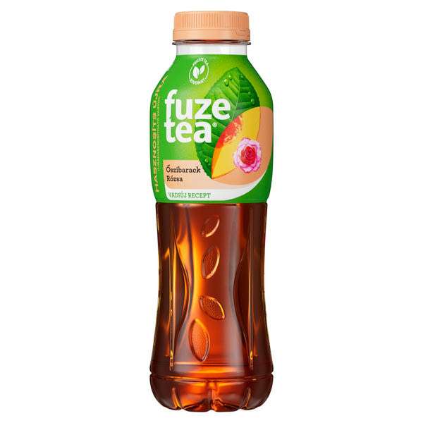 Fuze Tea szénsavmentes őszibarack - és rózsaízű üdítőital fekete tea kivonattal 500 ml
