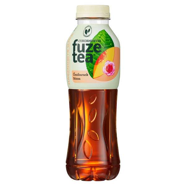 Fuze Tea őszibarack - és rózsaízű üdítőital fekete tea kivonattal - 500 ml