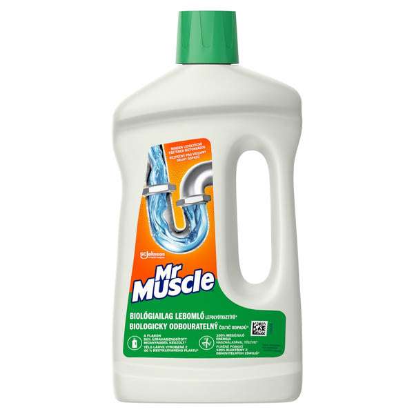 Mr Muscle biológiailag lebomló lefolyótisztító gél - 750 ml