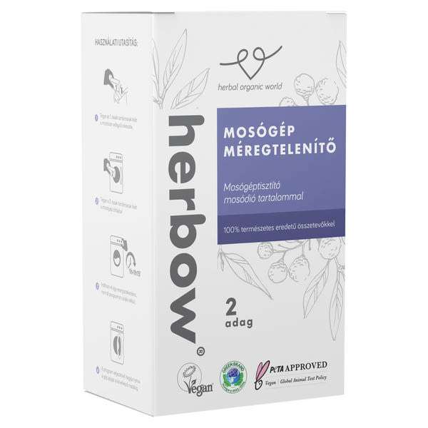 Herbow mosógép méregtelenítő 2x100g - 200 g