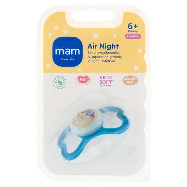 MAM Air Night szilikon alvócumi 6 hónapos kortól - 1 db