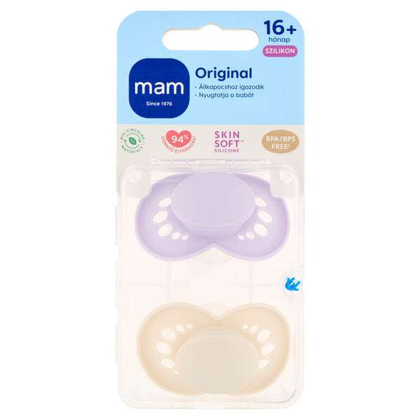 MAM Original szilikon játszócumi 16 hónapos kortól - 2 db