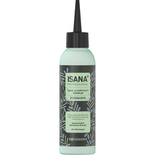 Isana Professional haj- és fejbőrtonik rozmaringolajjal és bazsalikomkivonattal - 150 ml