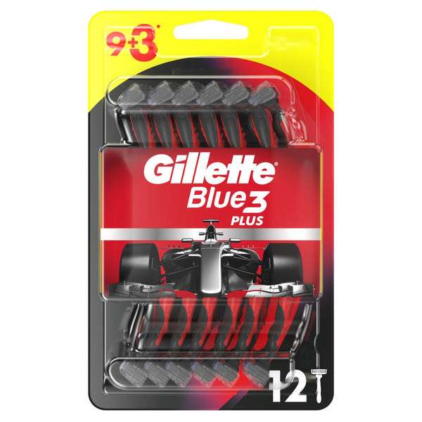 Gillette Blue3 Plus Nitro eldobható borotva 3 pengés - 12 db