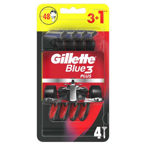 Gillette Blue3 Plus eldobható borotva 3 pengés - 4 db