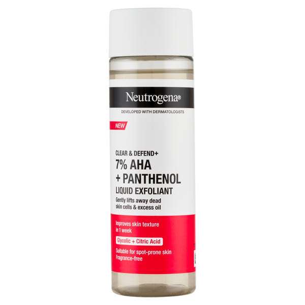 Neutrogena Clear&Defend 7%AHA hámlasztó pattanások ellen - 125 ml