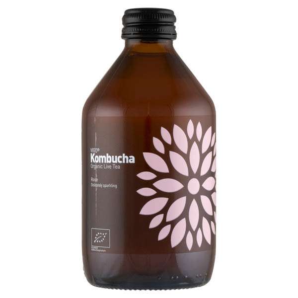 Vigo kombucha rózsás élő tea ital - 330 ml