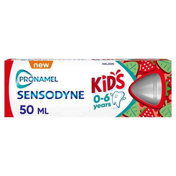 Sensodyne Pronamel Kid's fluoridos fogkrém epres ízű 0-6 éves korig - 50 ml