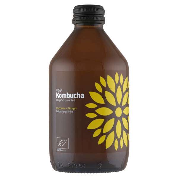 Vigo kombucha kurkuma-gyömbér ital - 330 ml
