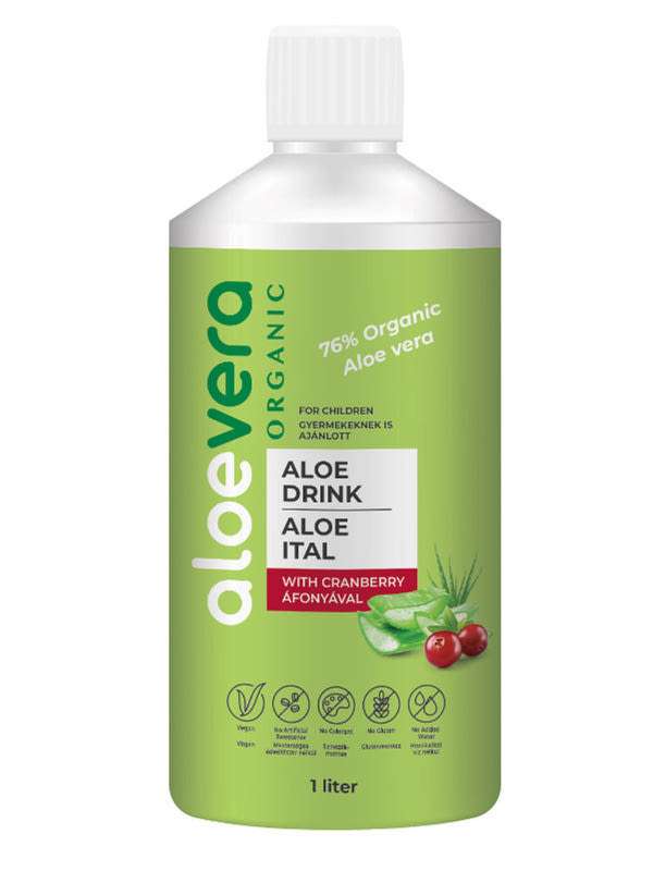 Aloe Vera Organic ital áfonyával - 1000 ml