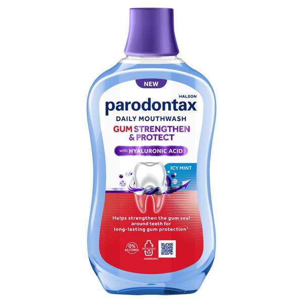 Parodontax Gum Strengthen & Protect Icy Mint alkoholmentes fluoridos szájvíz - 500 ml