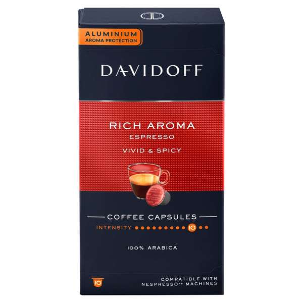 Davidoff Rich Aroma Espresso Nesspresso kávékapszula - 10 db