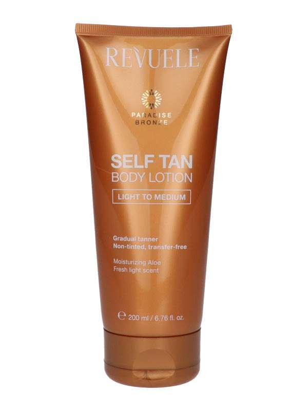 Revuele önbarnító testápoló világos-közepes bőrtónusra 200 ml